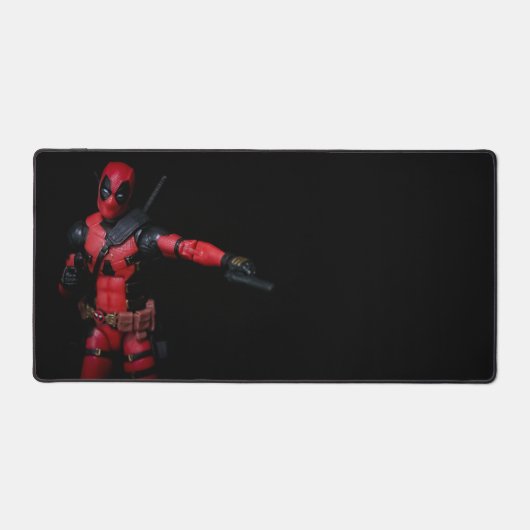 壮大なスーパーヒーロー玩具写真 デスクマット (正面)