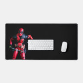 壮大なスーパーヒーロー玩具写真 デスクマット (キーボード&マウス)