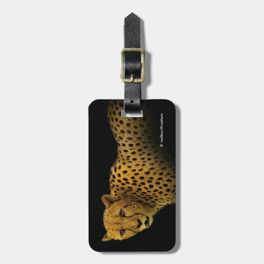 壮大なチーズで輝きを取り入れ ラゲッジタグ (正面縦)