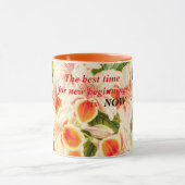 壮大なツツツジ、フローラオレンジ マグカップ (中央)