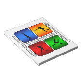 壮大なテニス（女性） ノートパッド (アングル)