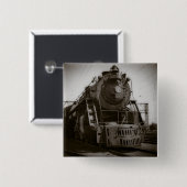 壮大なトランクの西部エンジン#6335 缶バッジ (正面&裏面)