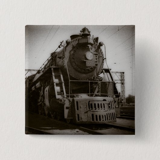 壮大なトランクの西部エンジン#6335 缶バッジ (正面)