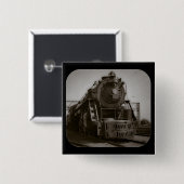 壮大なトランクの西部エンジン#6335 缶バッジ (正面&裏面)