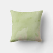 壮大なハミングバードグリーンウォーターの色 クッション (裏面)