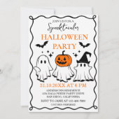 壮大なハロウィンパーティーの招待状 招待状 (正面)