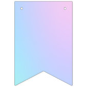 壮大なパステル結婚レインボーの「真の愛」 バンティングフラッグ (第1の旗)