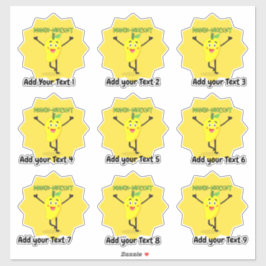 壮大なパーソナライズされた先生報酬ステッカー シール