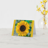 壮大なヒマワリのカード カード (黄色い花)