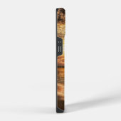 壮大なビーチの日の出 iPhoneケース (右側面)