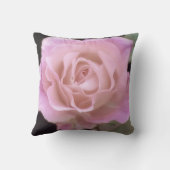 壮大なピンクのバラ クッション (裏面)