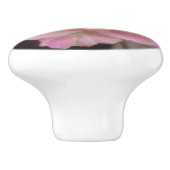 壮大なピンクのバラ セラミックノブ (側面)