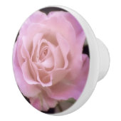 壮大なピンクのバラ セラミックノブ (右)