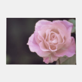 壮大なピンクのバラ ドアマット