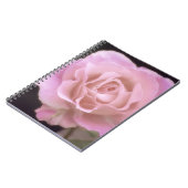 壮大なピンクのバラ ノートブック (左側)
