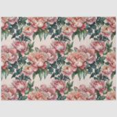 壮大なピンクの花の牡丹の分離 薄葉紙 (正面)