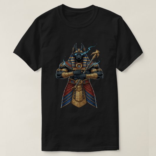 壮大なファラオのミイラ - 古代エジプトの王の力 Tシャツ (デザイン正面)