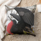 壮大なフリゲート鳥 クッション (ブランケット)