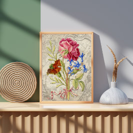 壮大なフローラブーケデクページティッシュペーパー 薄葉紙