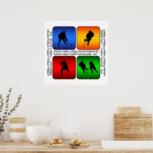 壮大なホッケー ポスター (キッチン)