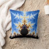 壮大なマンデルブロットフラクタル クッション (ブランケット)