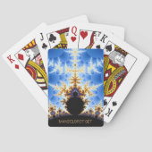 壮大なマンデルブロットフラクタル トランプ (裏面)