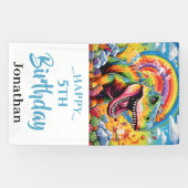 壮大なレインボーダノバースデーパーティー 横断幕 (横)