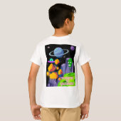 壮大なロケット Tシャツ (裏面フル)
