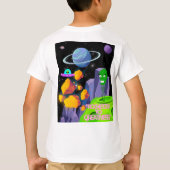 壮大なロケット Tシャツ (裏面)