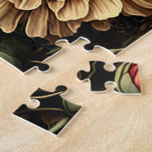 壮大なヴィンテージフローラ配置 ジグソーパズル (側面)