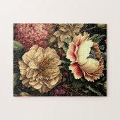 壮大なヴィンテージフローラ配置 ジグソーパズル (横)