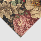 壮大なヴィンテージフローラ配置 薄葉紙 (詳細)