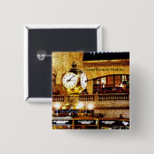 壮大な中央ボタン 缶バッジ (正面&裏面)