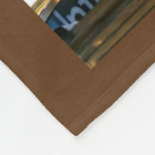 壮大な中央場所の時計のフリースブランケット フリースブランケット (角)