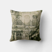 壮大な中央場所、NYCのトスの枕 クッション (裏面)