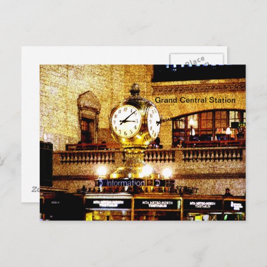 壮大な中央郵便はがき ポストカード (正面/裏面)