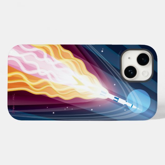 壮大な乗り物： iPhone 14ケース Case-Mate iPhoneケース (裏面 (横))