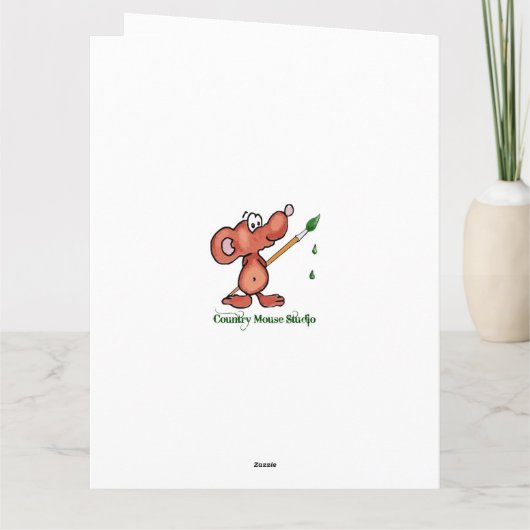 壮大な人マグパイバード自然誕生日 カード (裏面)