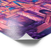 壮大な城 フォトプリント            (角)