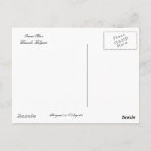 壮大な場所の夜、ブリュッセル ポストカード (裏面)