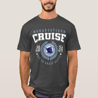 壮大な場所へ向かう2024年卒業クルーズ Tシャツ