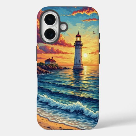 壮大な夕焼け Case-Mate iPhoneケース (裏面)