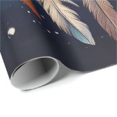 壮大な夢、先住民アメリカ文化 ラッピングペーパー (ロールコーナー)