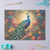 壮大な孔雀 薄葉紙 (クラフト)