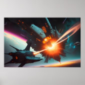 壮大な宇宙場面 ポスター (正面)