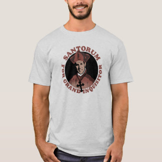壮大な尋問者のためのリックSantorum Tシャツ