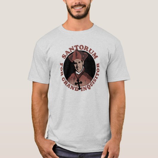 壮大な尋問者のためのリックSantorum Tシャツ (正面)