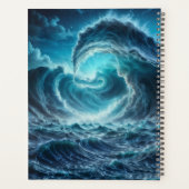 壮大な嵐ボート月波の冒険 プランナー手帳 (裏面)