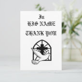 壮大な帝国モノグラムの財産のサンキューカード サンキューカード (スタンド正面)