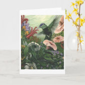 壮大な庭園 カード (黄色い花)